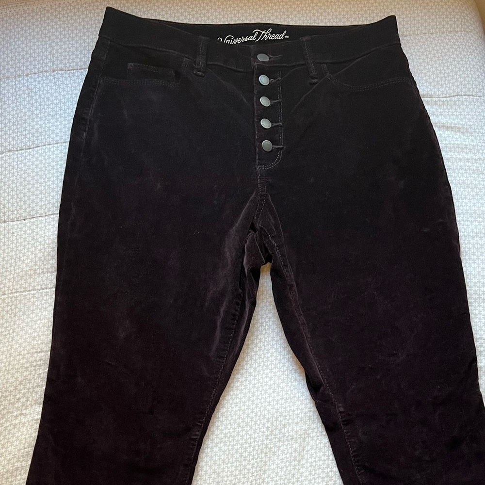 Brown universal thread corduroy pants